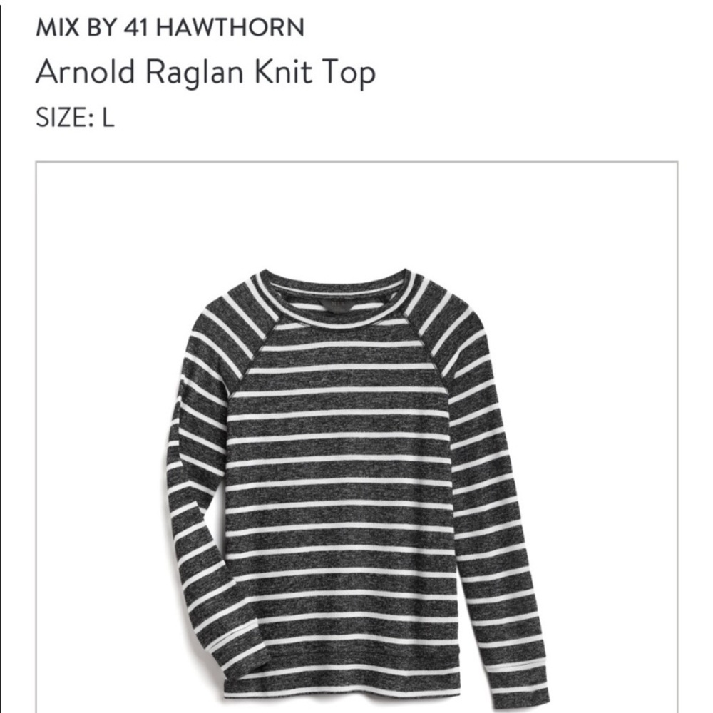 Mix by 41 Hawthorn Arnold Raglan Knit Top